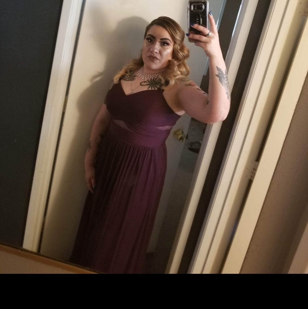 Dark Purple Eva Dress